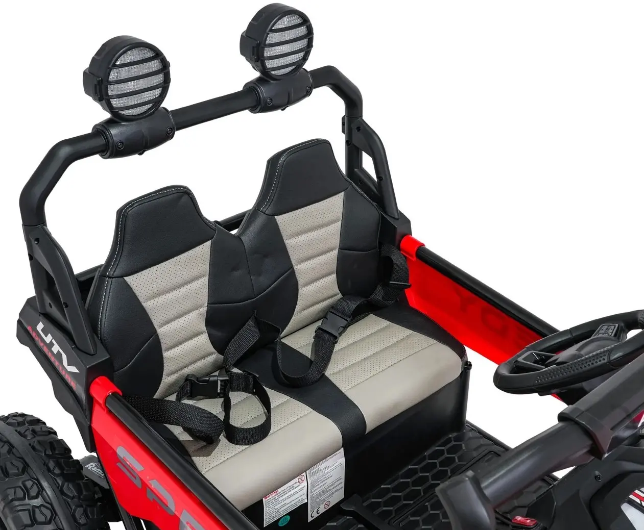 Masinuta electrica Ramiz Buggy Speedy 4x4 (Red) - 12