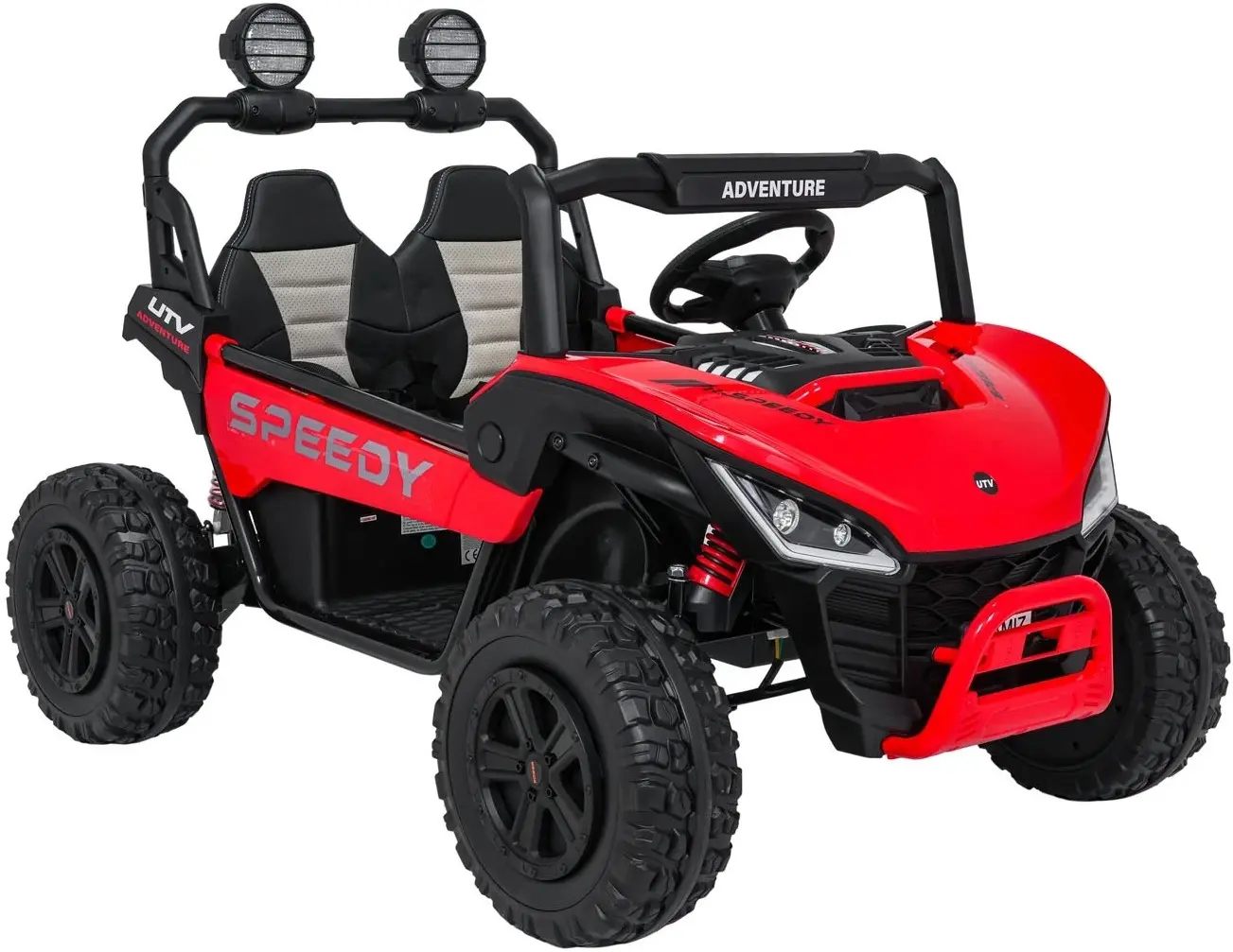 Masinuta electrica Ramiz Buggy Speedy 4x4 (Red) - 27