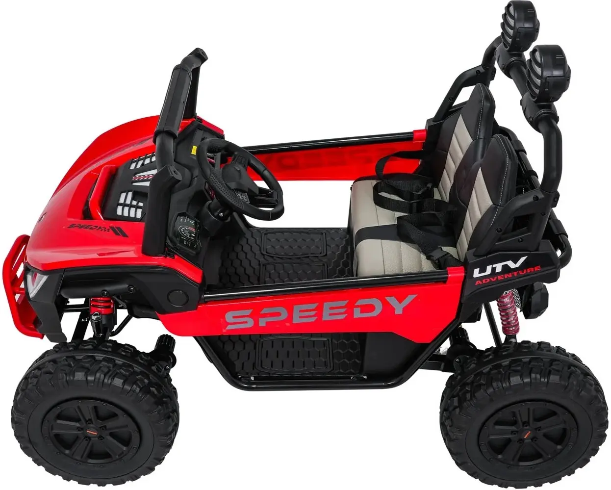 Masinuta electrica Ramiz Buggy Speedy 4x4 (Red) - 25