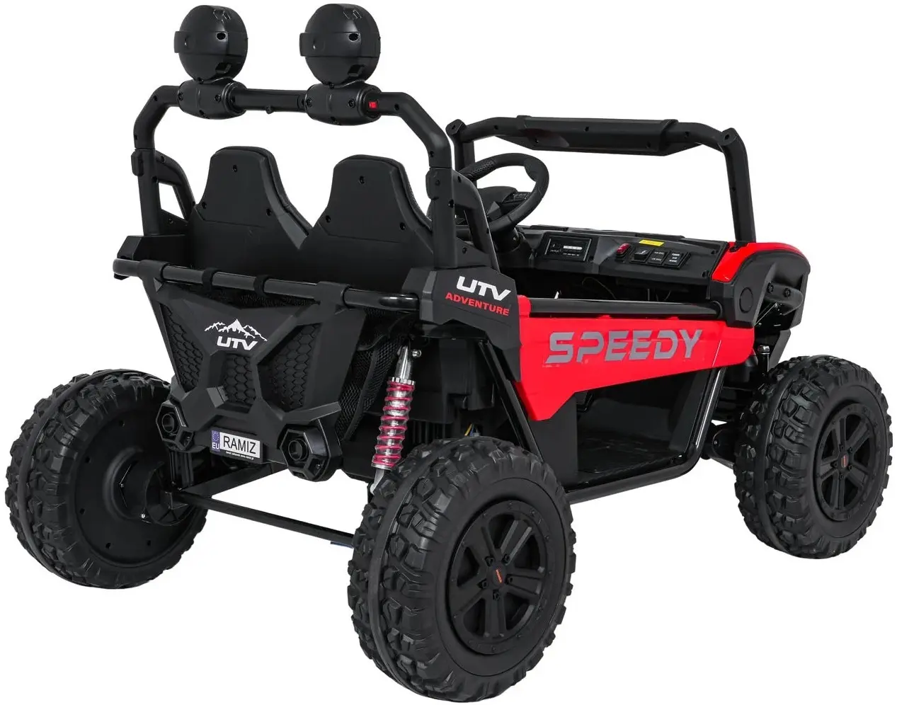 Masinuta electrica Ramiz Buggy Speedy 4x4 (Red) - 22