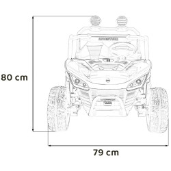 Masinuta electrica Ramiz Buggy Speedy 4x4 (White) Thumb