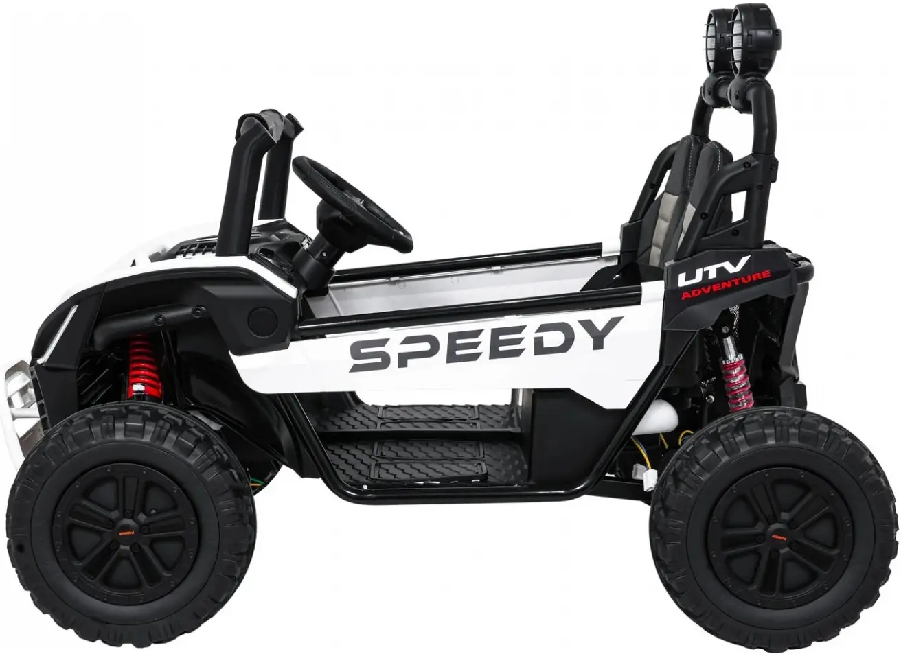 Masinuta electrica Ramiz Buggy Speedy 4x4 (White) - 4