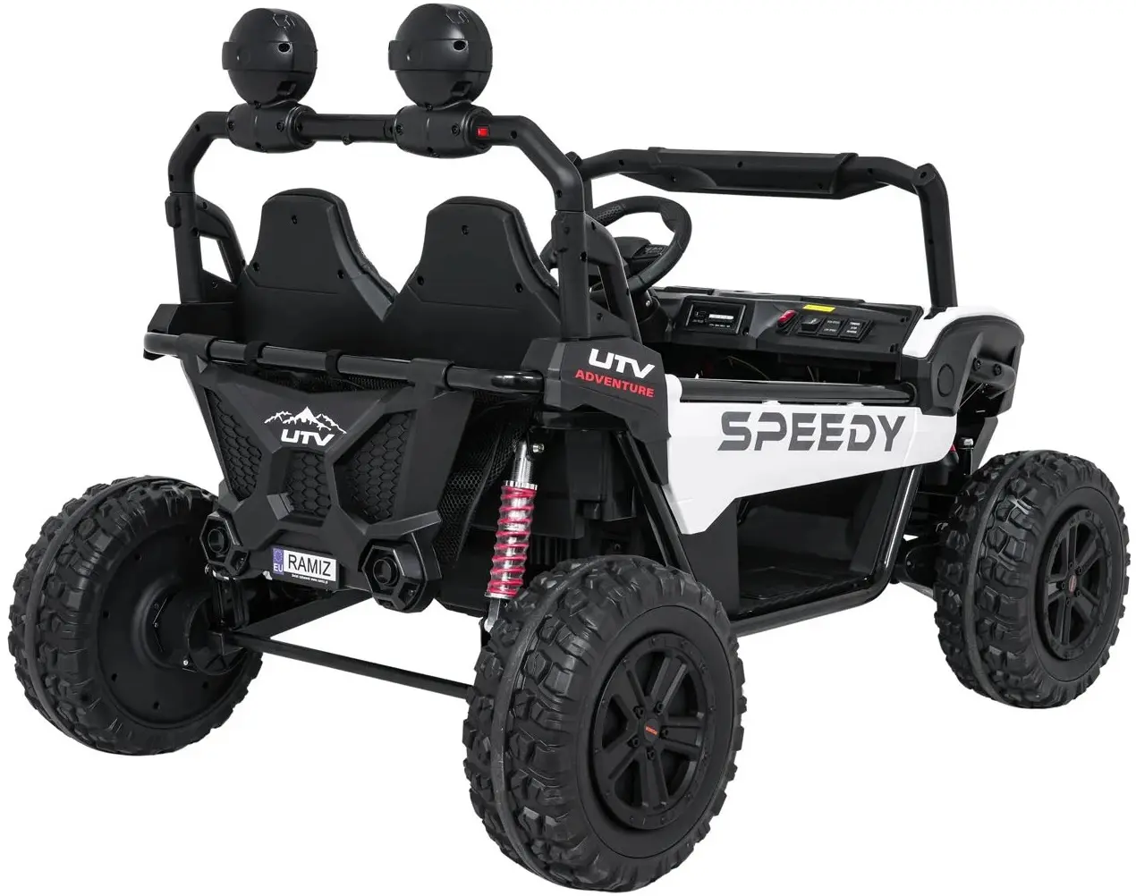 Masinuta electrica Ramiz Buggy Speedy 4x4 (White) - 7