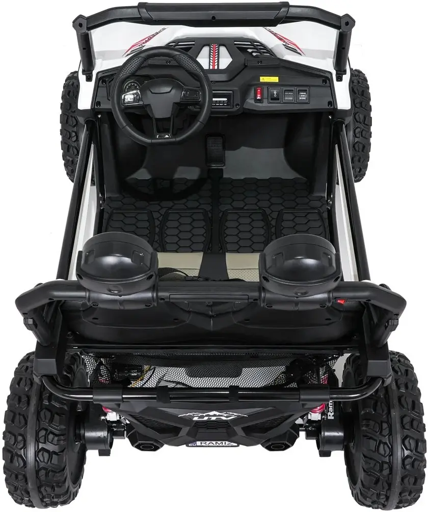 Masinuta electrica Ramiz Buggy Speedy 4x4 (White) - 8