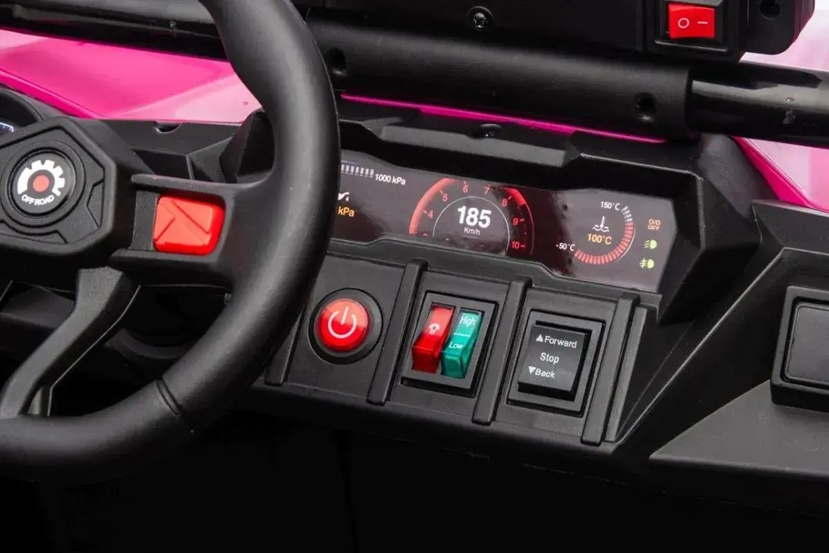 Maşinuţă electrică Ramiz Buggy Turbo 23 (Pink) - 6