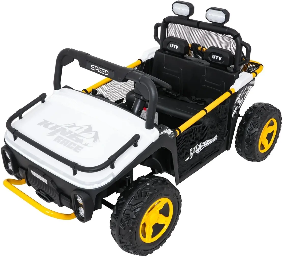 Masinuta electrica Ramiz Buggy UTV Speed (White) - 11