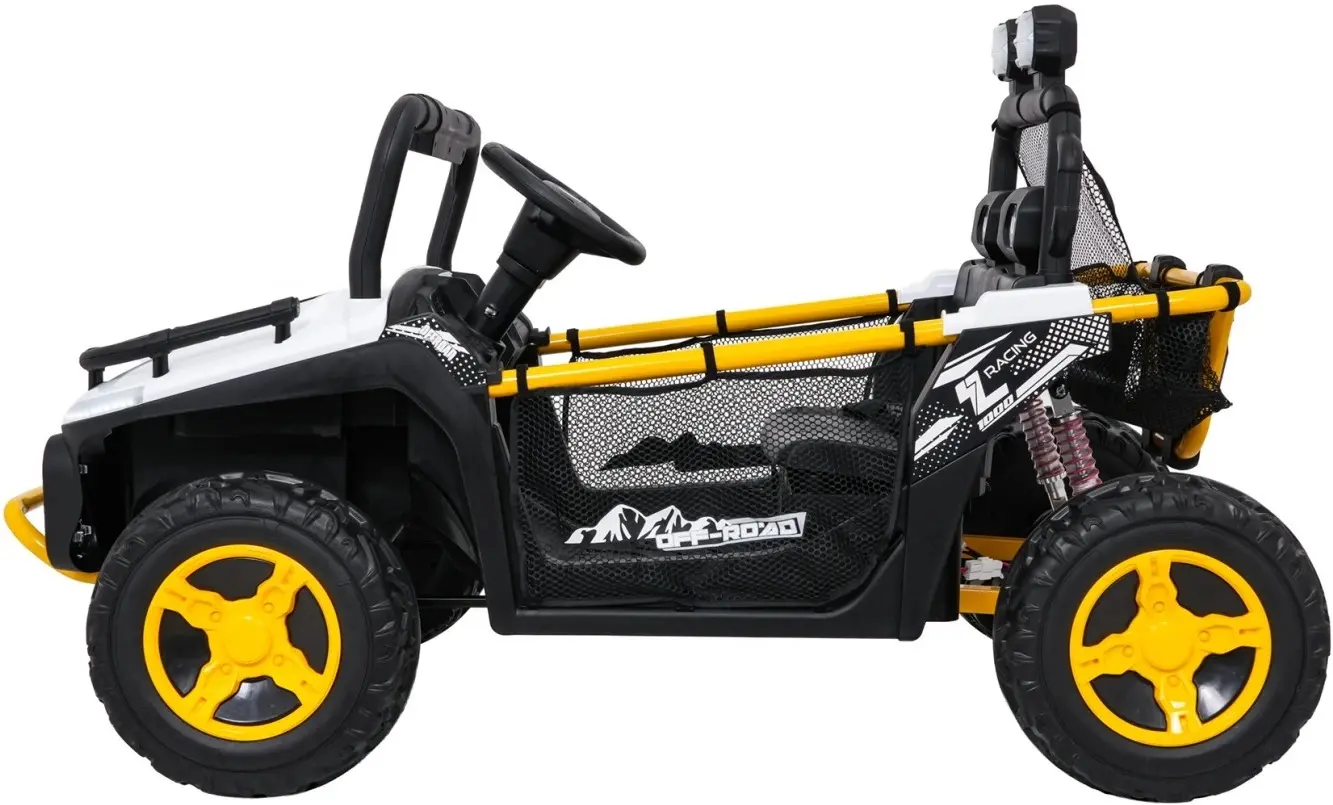 Masinuta electrica Ramiz Buggy UTV Speed (White) - 4