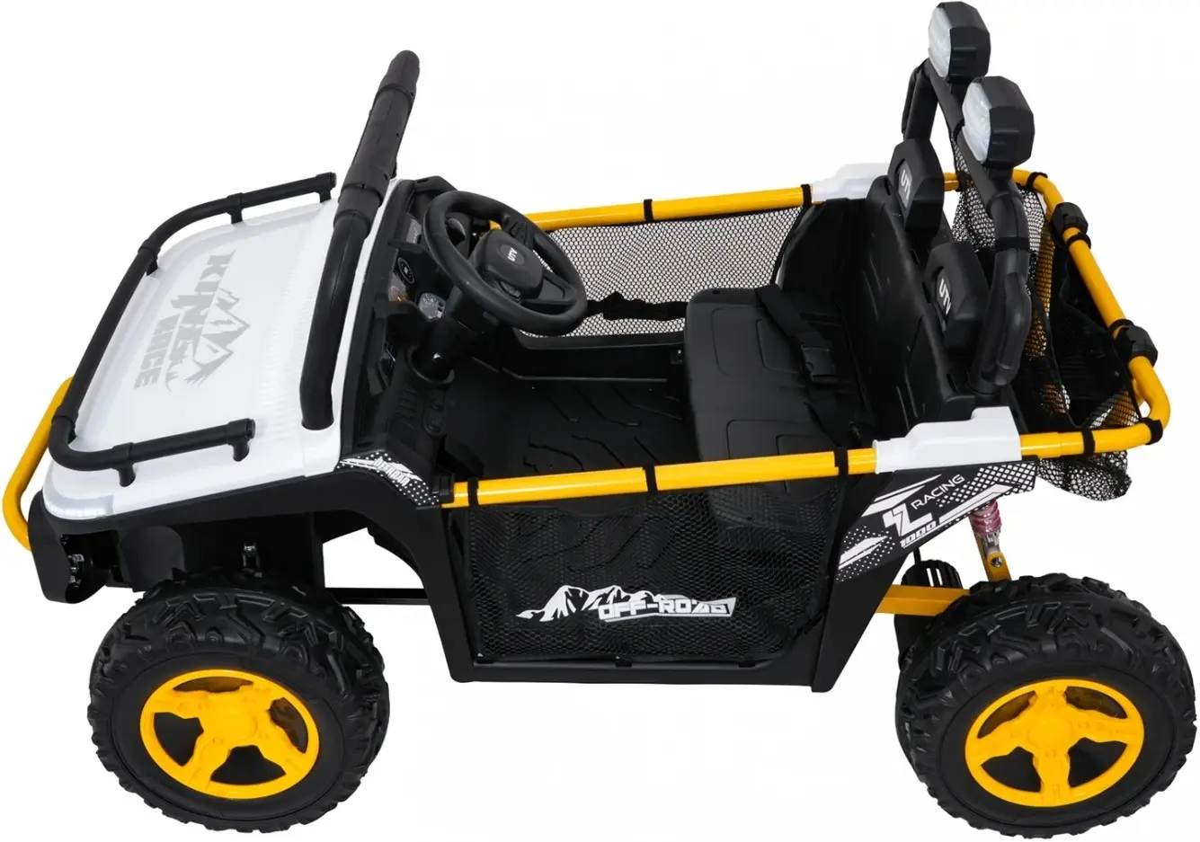 Masinuta electrica Ramiz Buggy UTV Speed (White) - 5