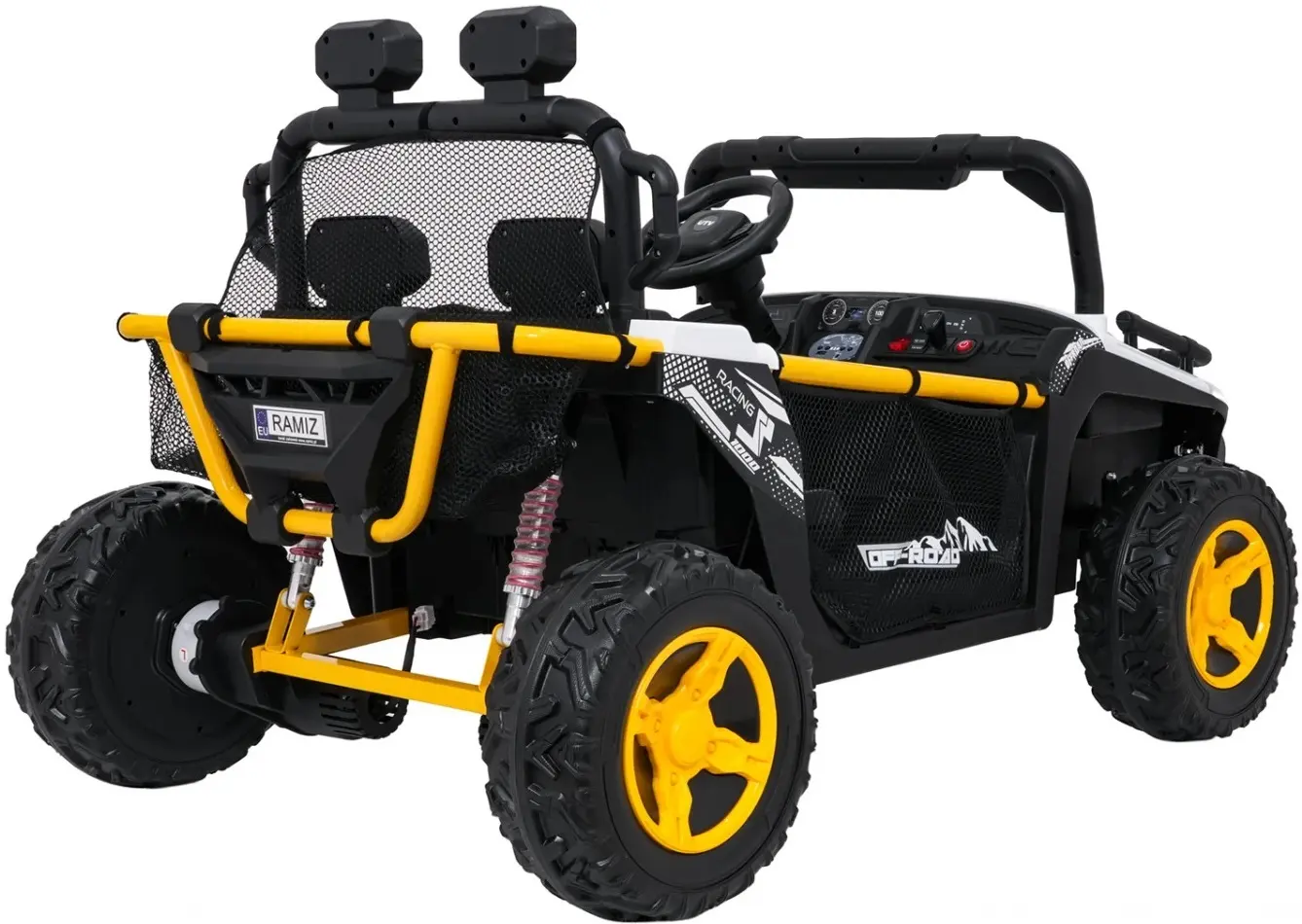 Masinuta electrica Ramiz Buggy UTV Speed (White) - 8