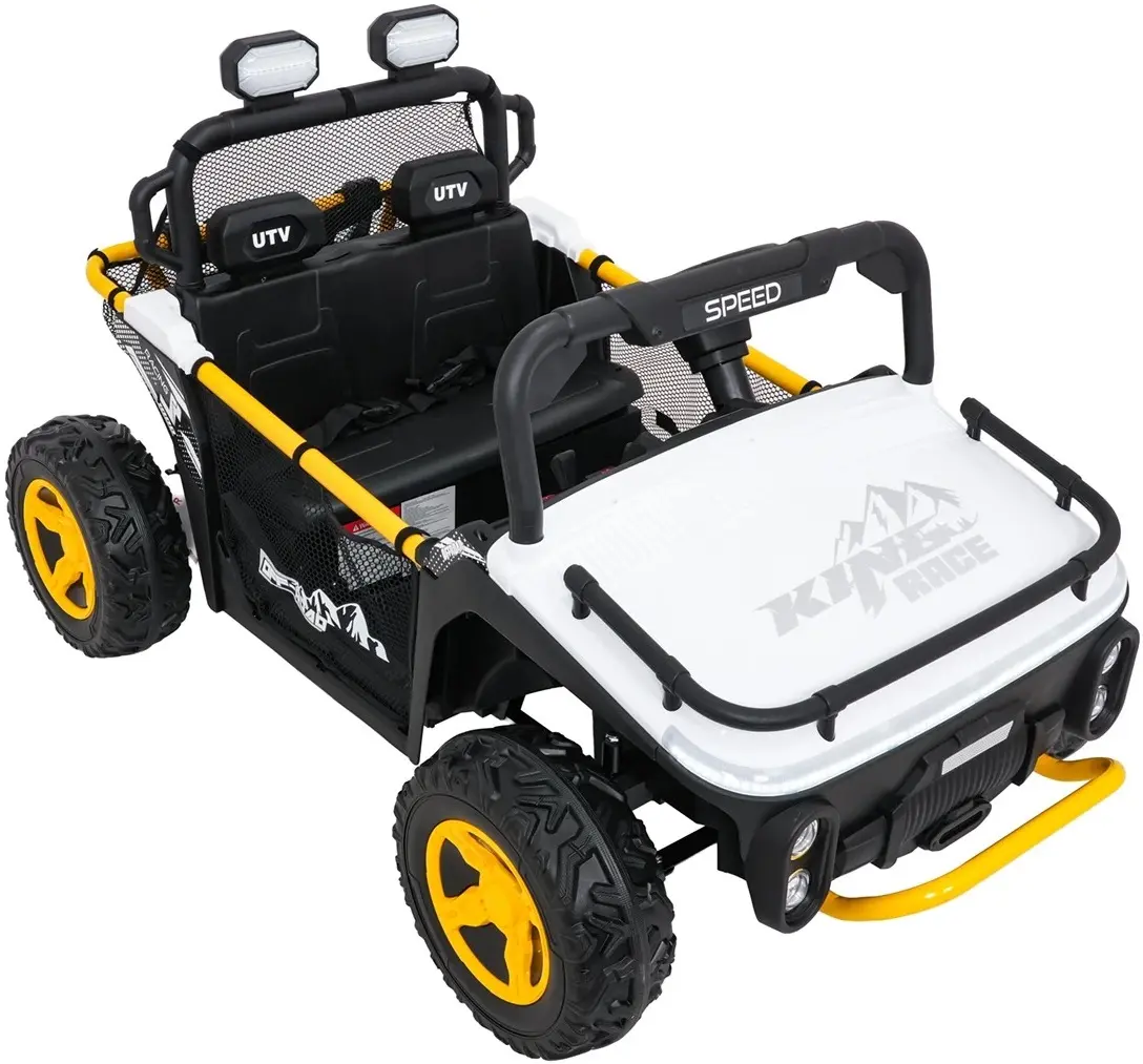 Masinuta electrica Ramiz Buggy UTV Speed (White) - 9