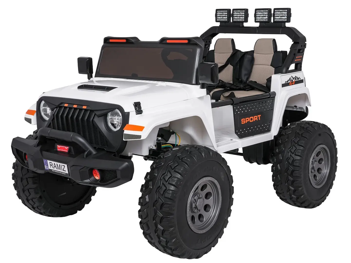 Электромобиль Ramiz Extreme Sport 4x4 (White)