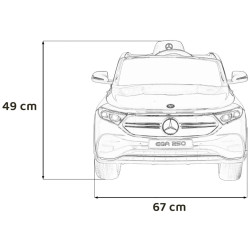 Masinuta electrica Ramiz Mercedes Benz EQA 250 (Black) Thumb