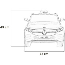 Masinuta electrica Ramiz Mercedes Benz EQA 250 (White) Thumb