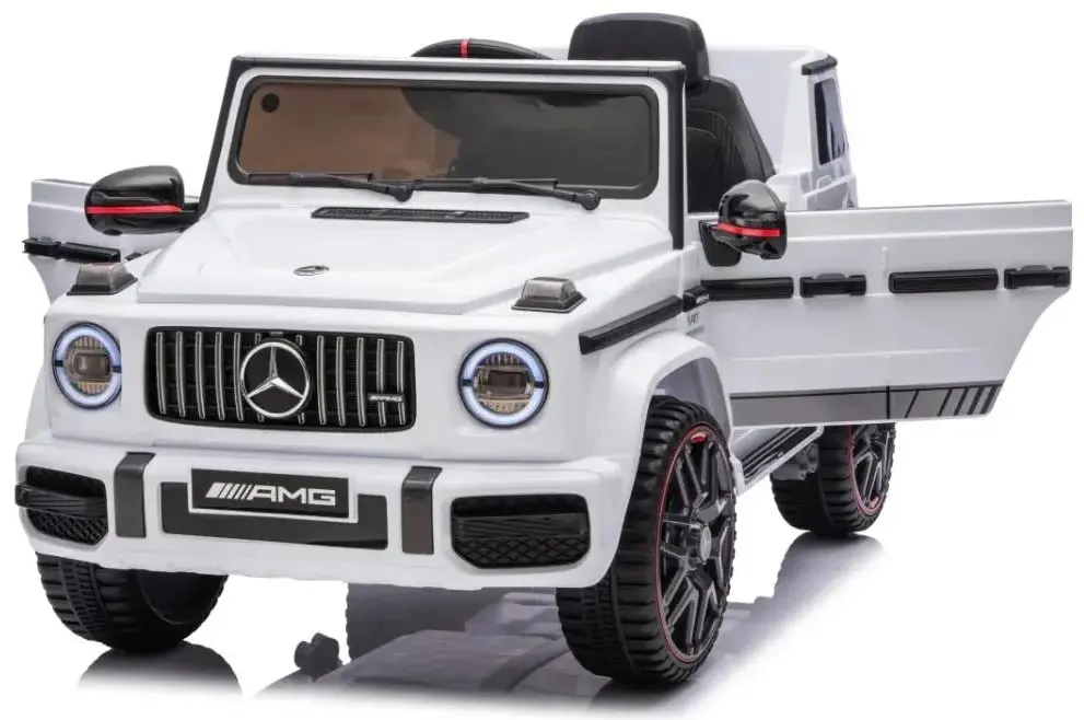 Masinuta electrica Ramiz Mercedes G63 AMG Lift (White) - 18