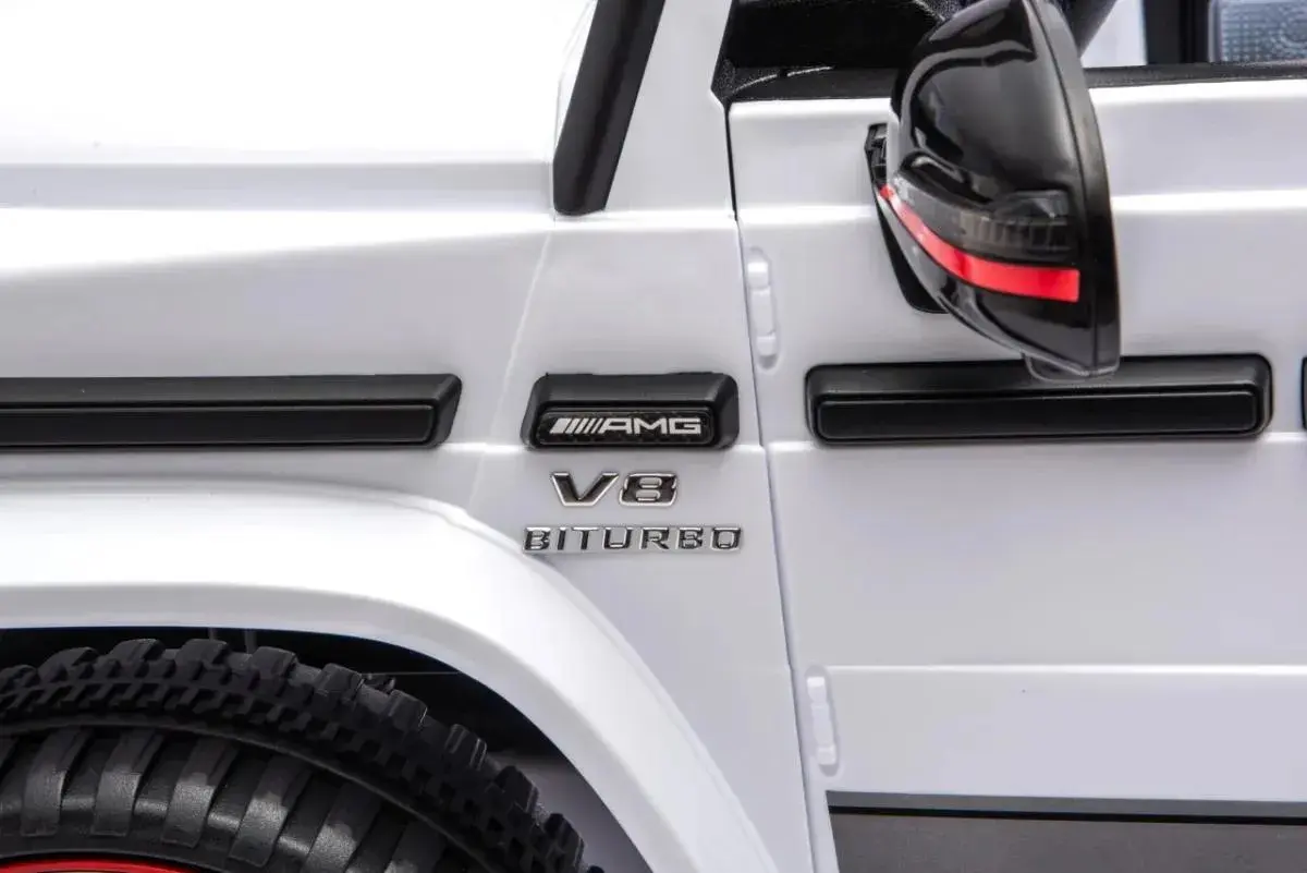 Masinuta electrica Ramiz Mercedes G63 AMG Lift (White) - 11