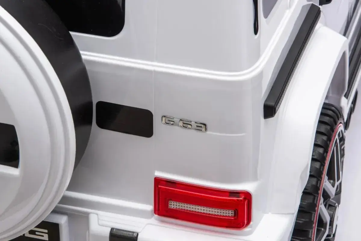 Masinuta electrica Ramiz Mercedes G63 AMG Lift (White) - 10