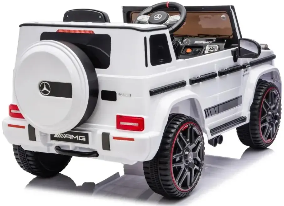 Masinuta electrica Ramiz Mercedes G63 AMG Lift (White) - 8
