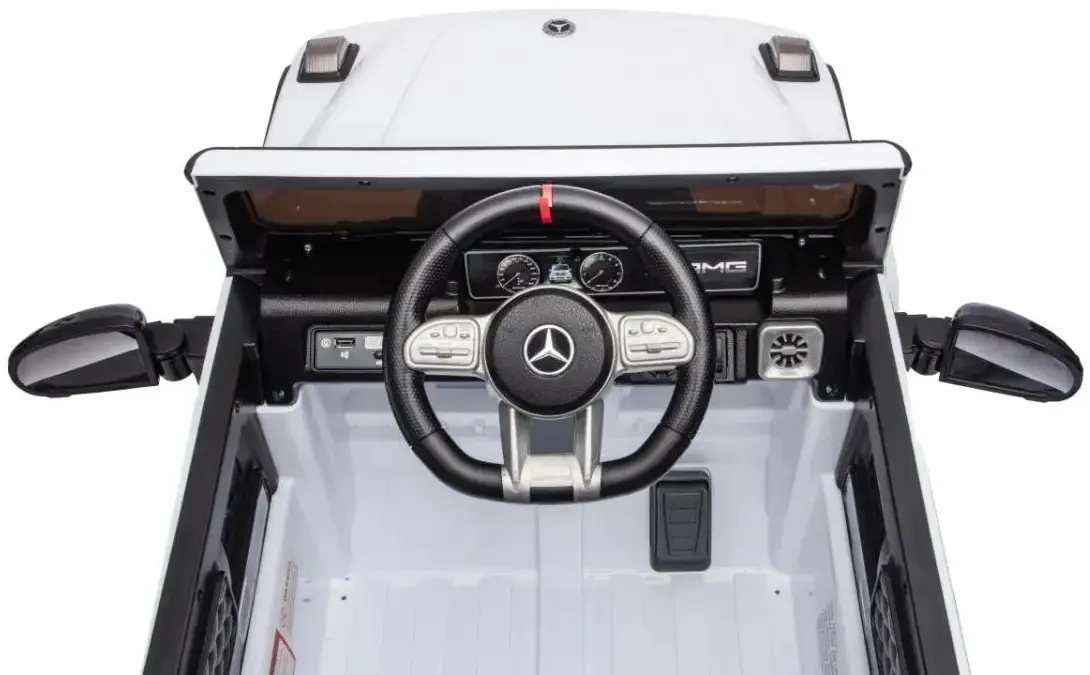 Masinuta electrica Ramiz Mercedes G63 AMG Lift (White) - 6