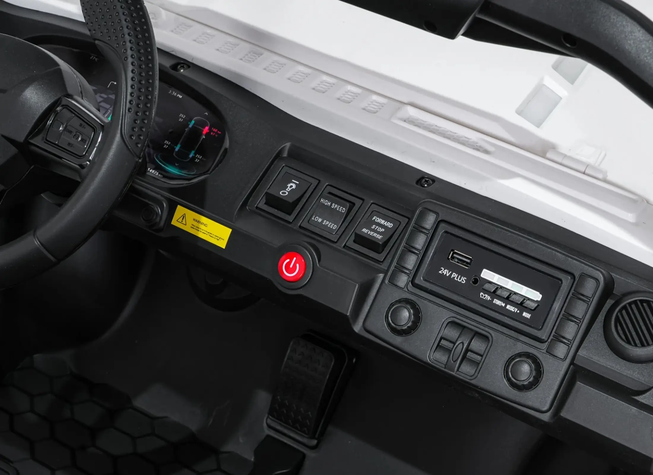 Masinuta electrica Ramiz Passion 4x4 (White)