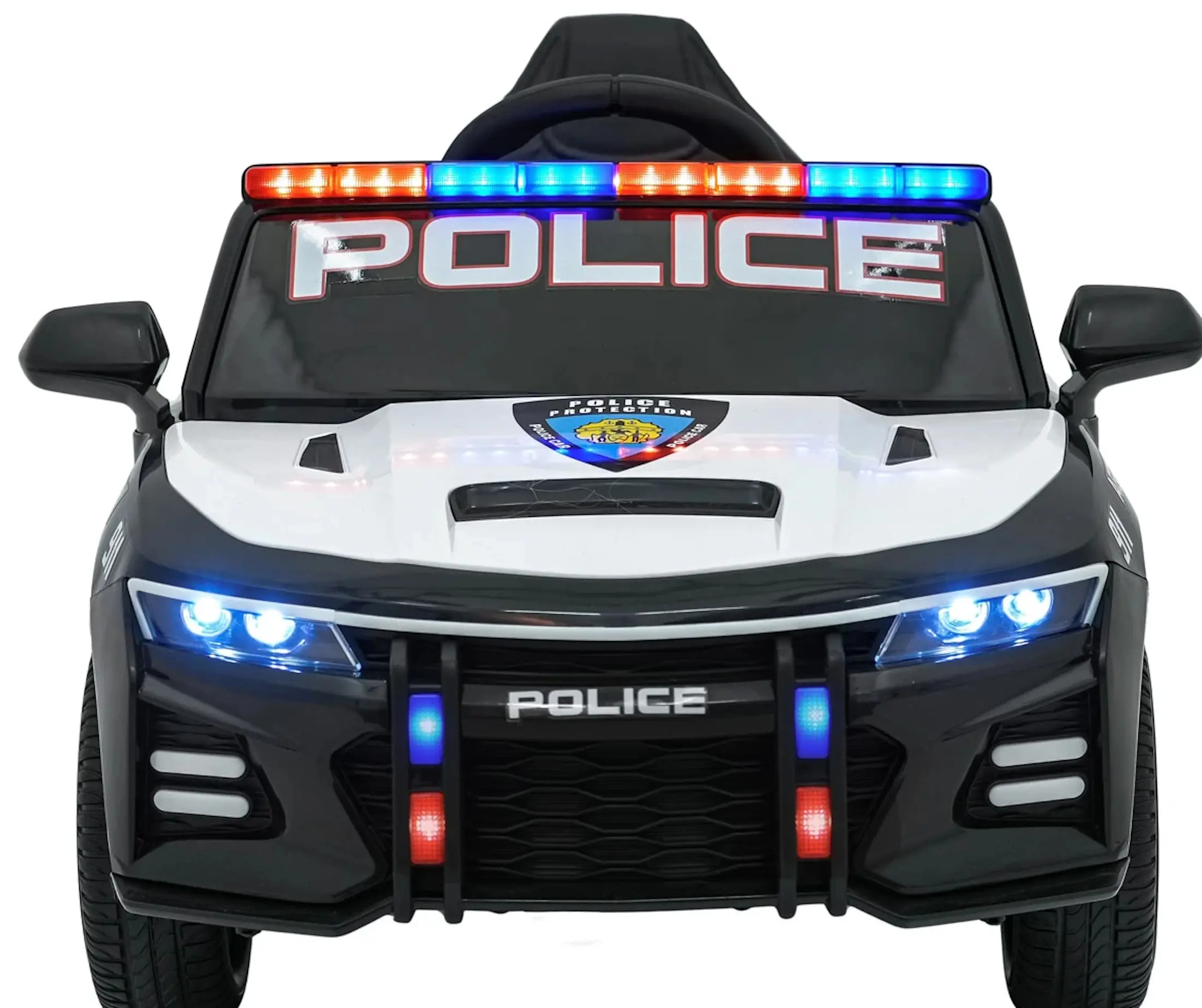 Masinuta electrica Ramiz Police 911 Agency (Black) - 2