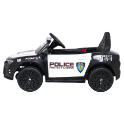 Masinuta electrica Ramiz Police 911 Agency (Black) Thumb