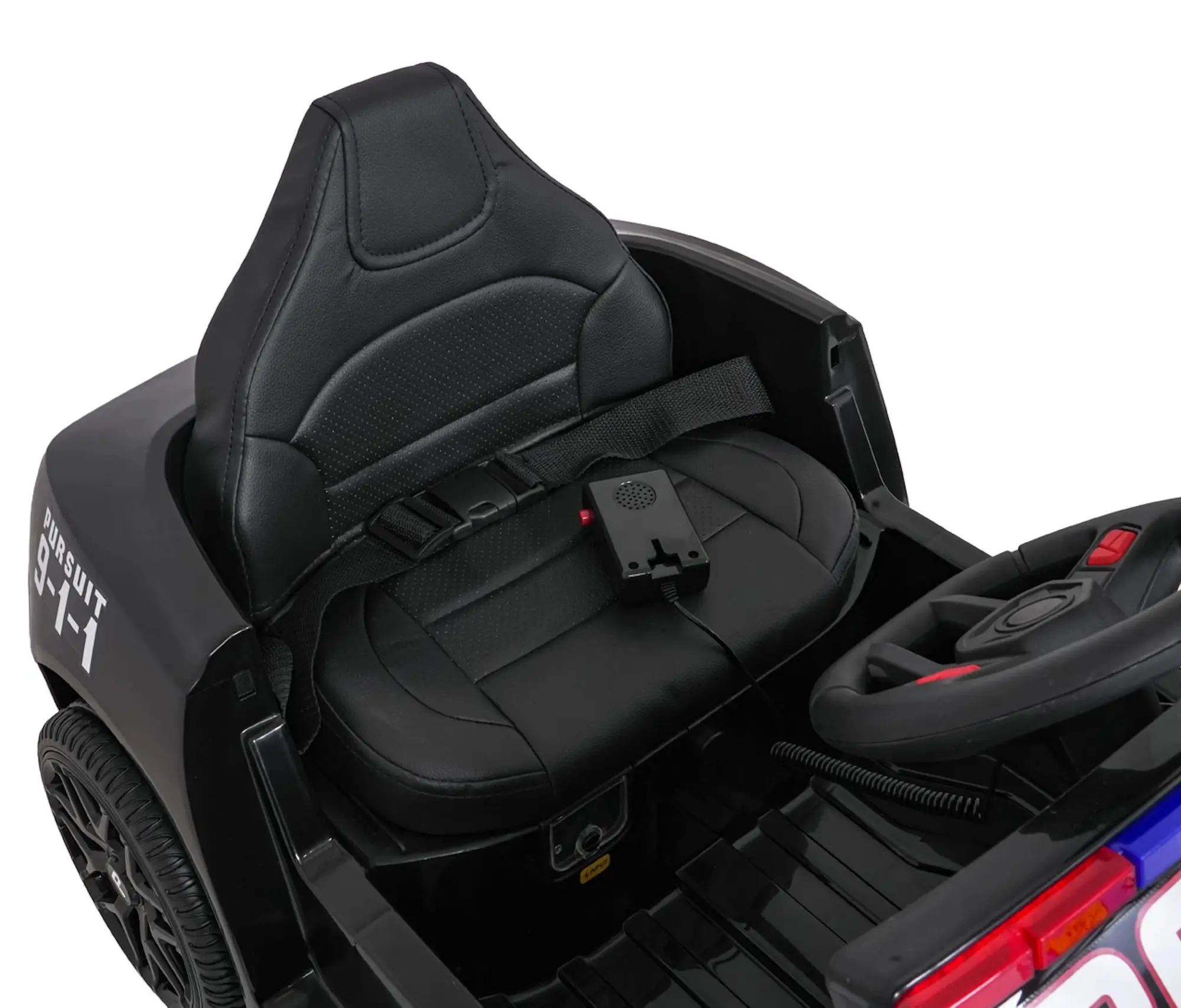 Masinuta electrica Ramiz Police 911 Agency (Black) - 8