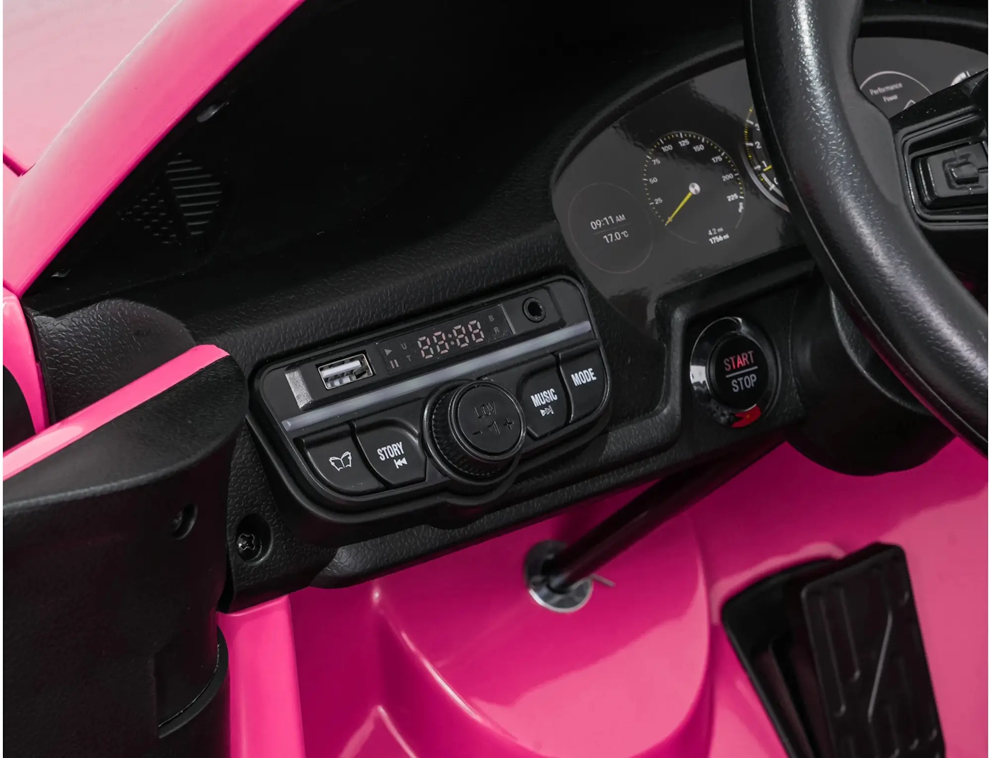 Masinuta electrica Ramiz Porsche 911 GT 3 Strong (Pink)