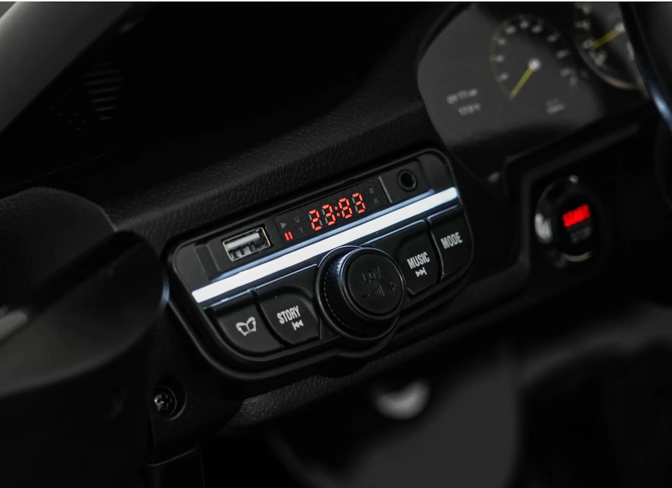 Masinuta electrica Ramiz Porsche 911 GT3 Strong MP4 (Black)