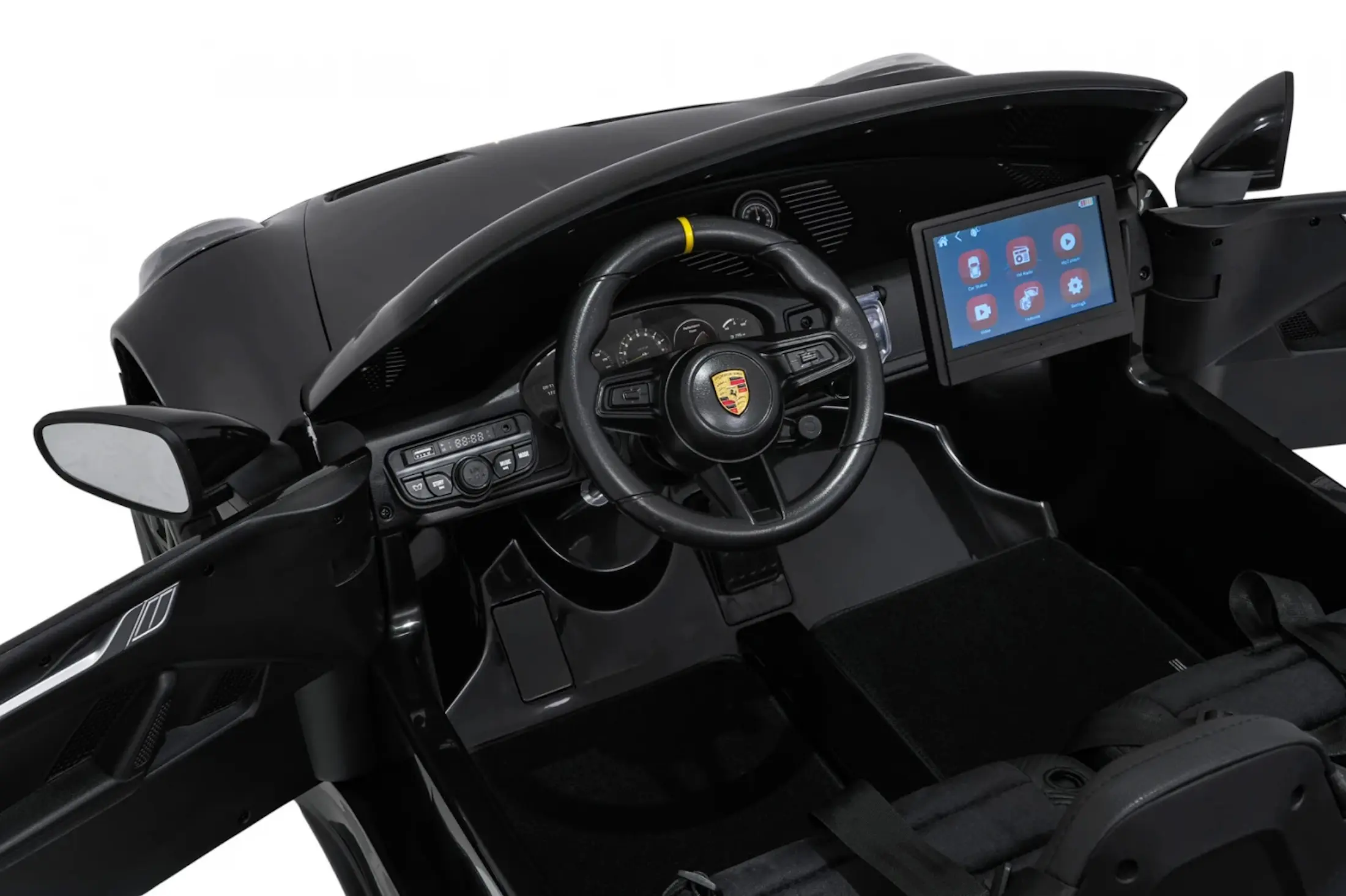 Masinuta electrica Ramiz Porsche 911 GT3 Strong MP4 (Black)