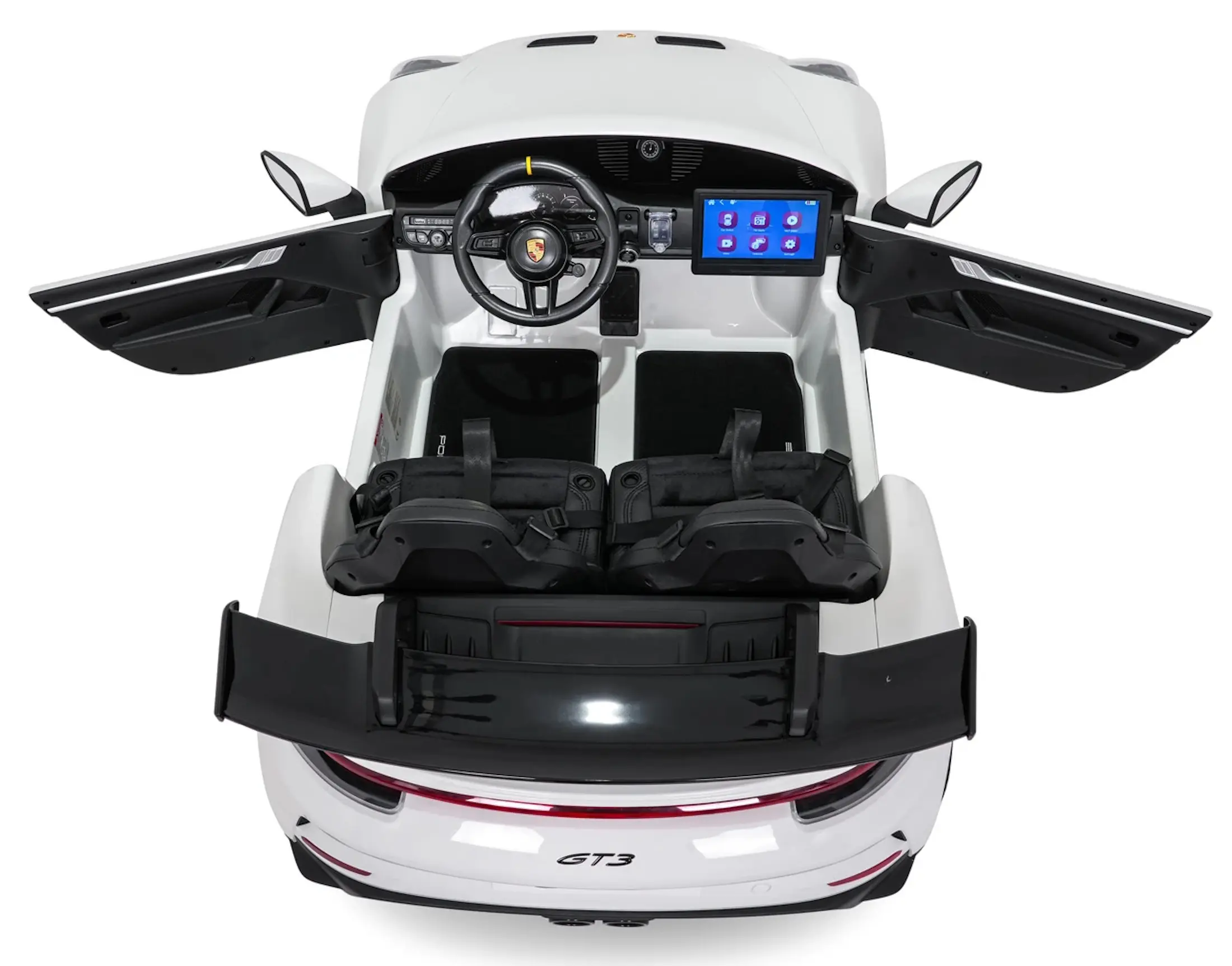 Masinuta electrica Ramiz Porsche 911 GT3 Strong MP4 (White)