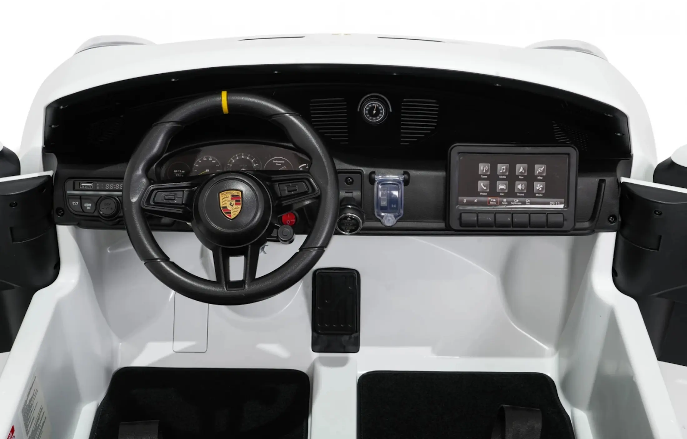 Masinuta electrica Ramiz Porsche 911 GT3 (White)