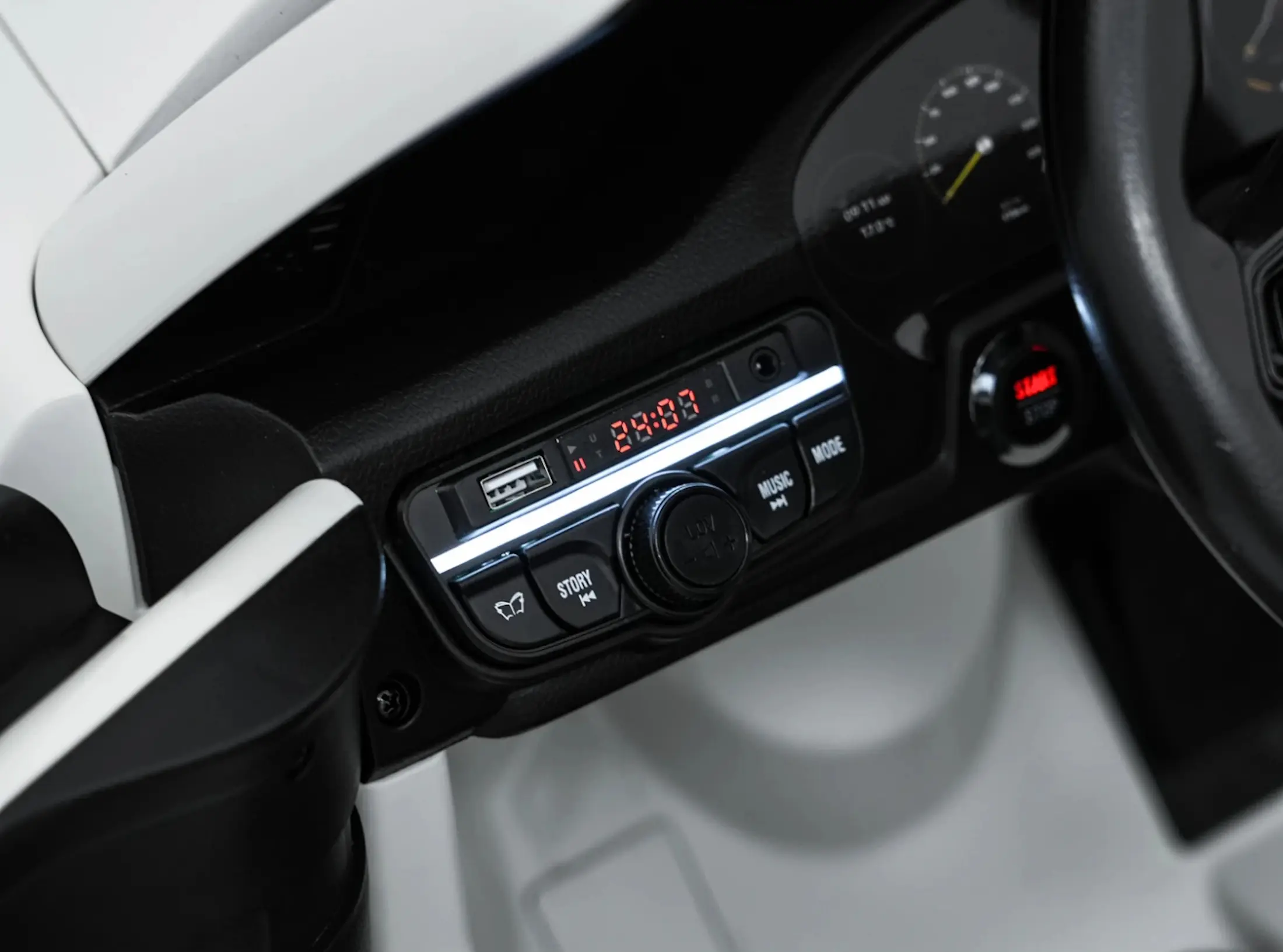 Masinuta electrica Ramiz Porsche 911 GT3 (White)