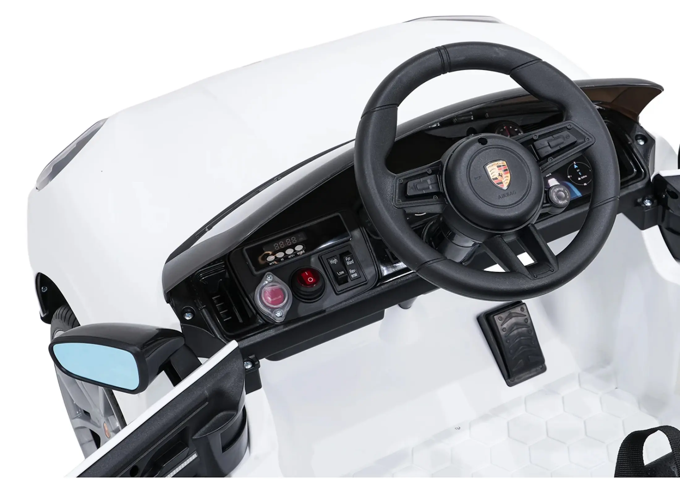 Masinuta electrica Ramiz Porsche Cayenne (White)