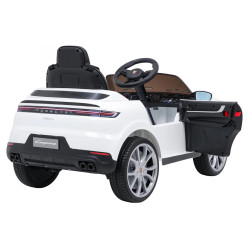 Masinuta electrica Ramiz Porsche Cayenne (White) Thumb
