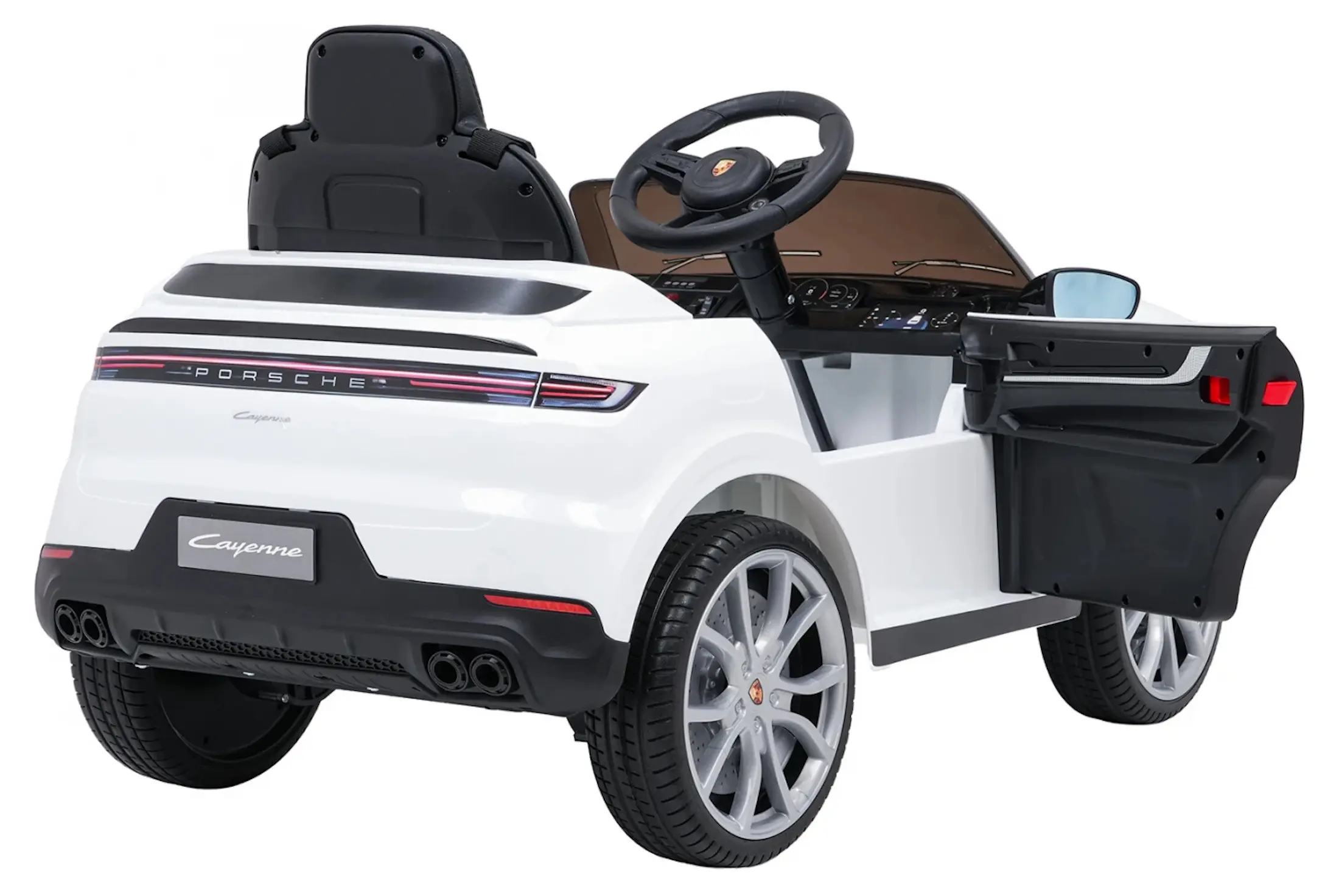 Masinuta electrica Ramiz Porsche Cayenne (White)