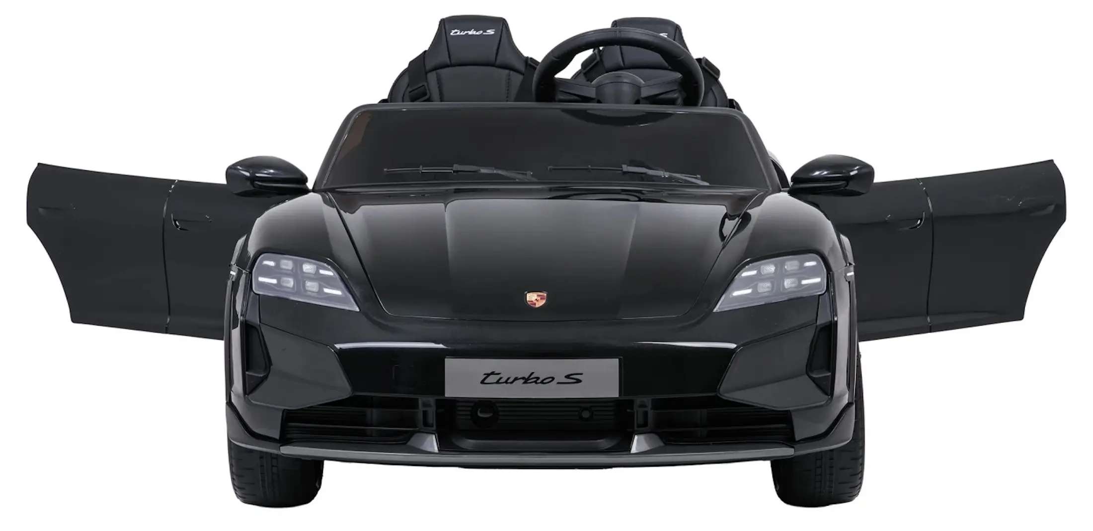 Masinuta electrica Ramiz Porsche Taycan Turbo S (Black)