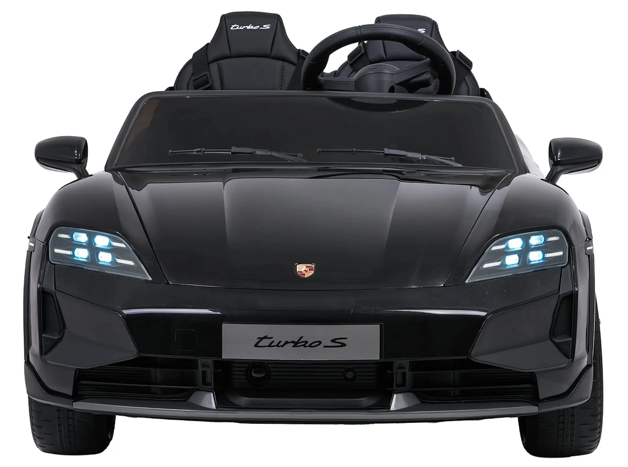 Masinuta electrica Ramiz Porsche Taycan Turbo S (Black)