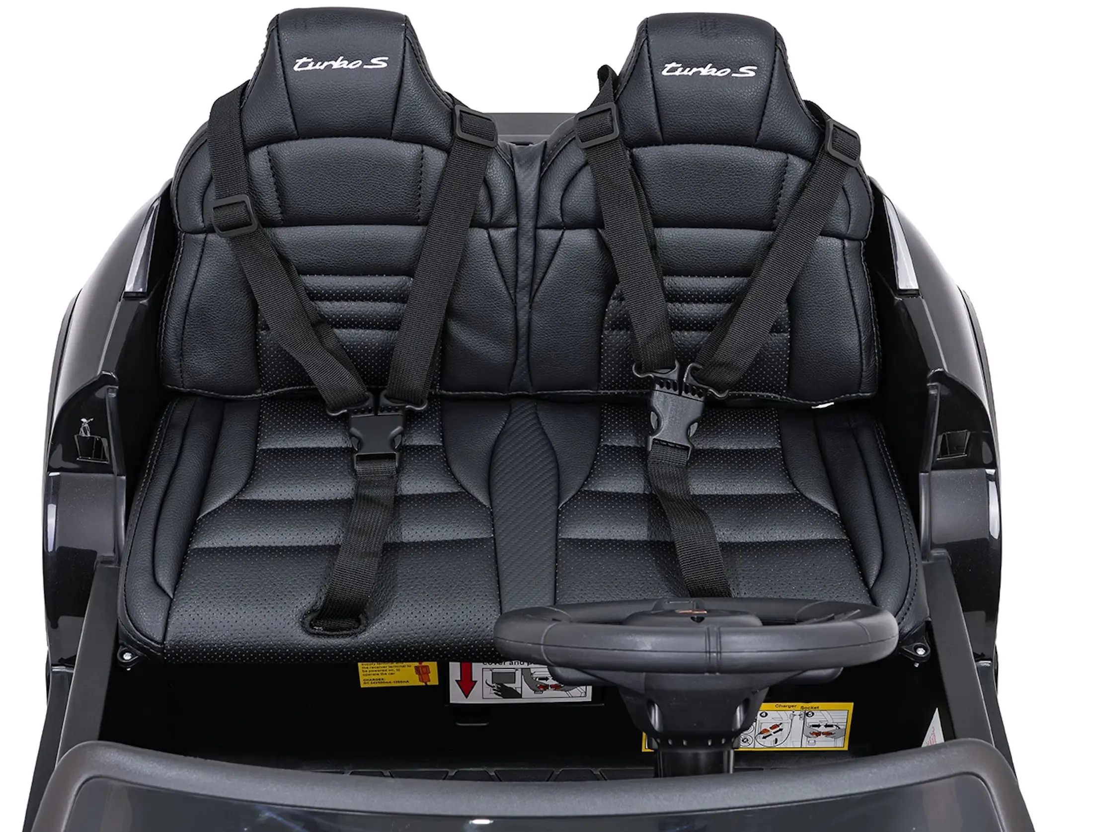 Masinuta electrica Ramiz Porsche Taycan Turbo S (Black)