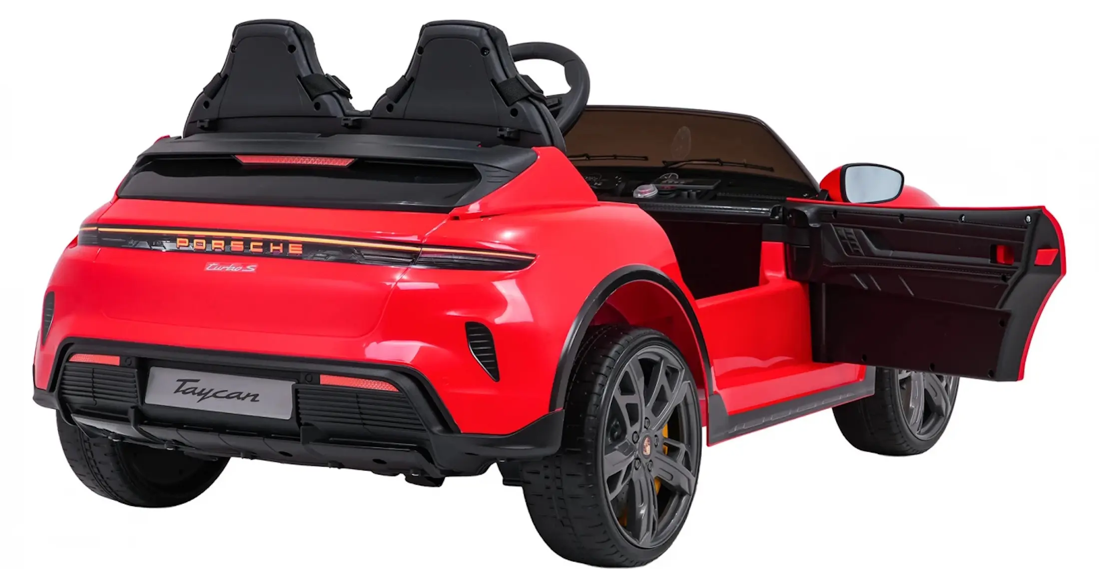 Masinuta electrica Ramiz Porsche Taycan Turbo S (Red)