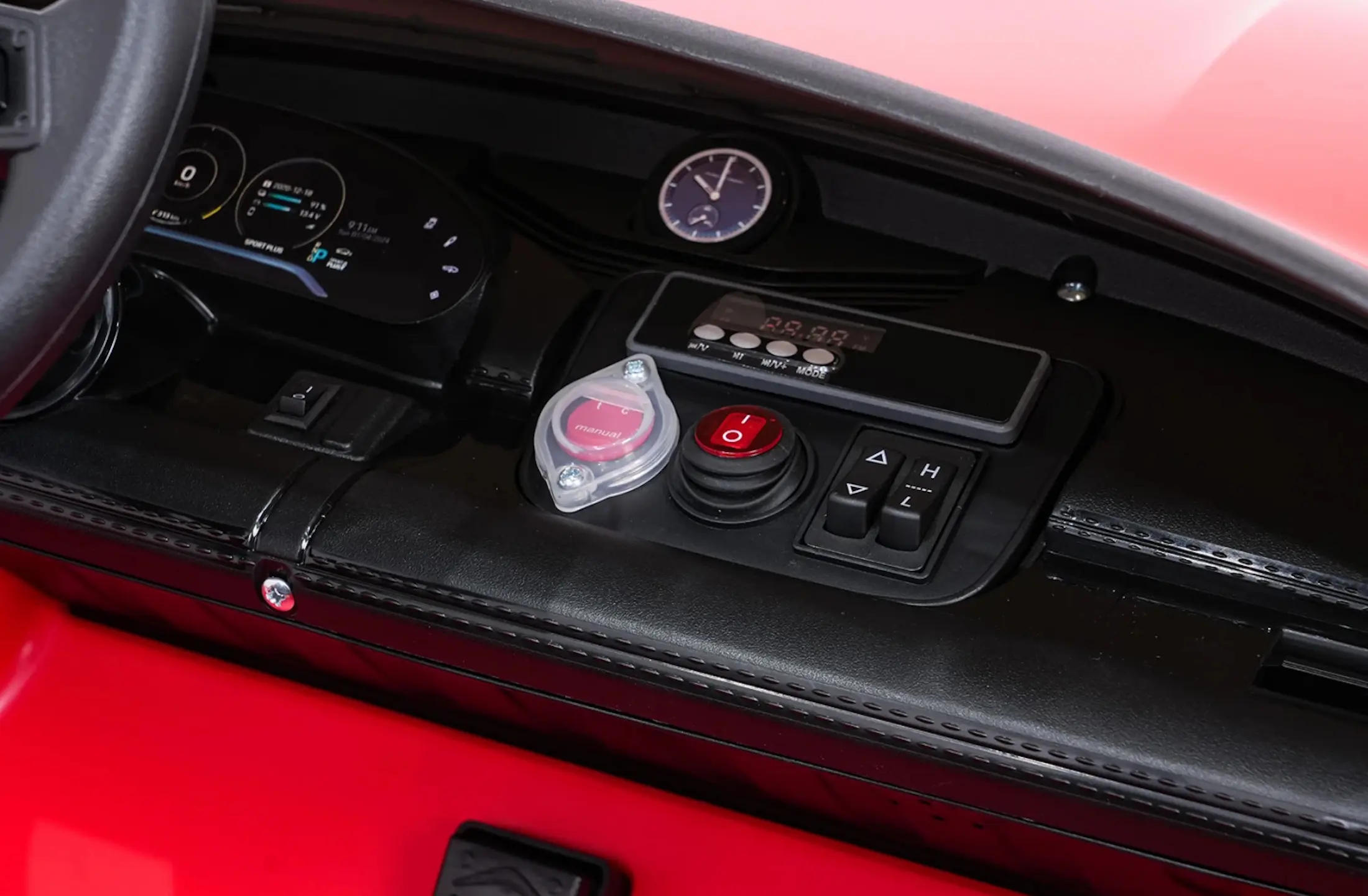 Masinuta electrica Ramiz Porsche Taycan Turbo S (Red)