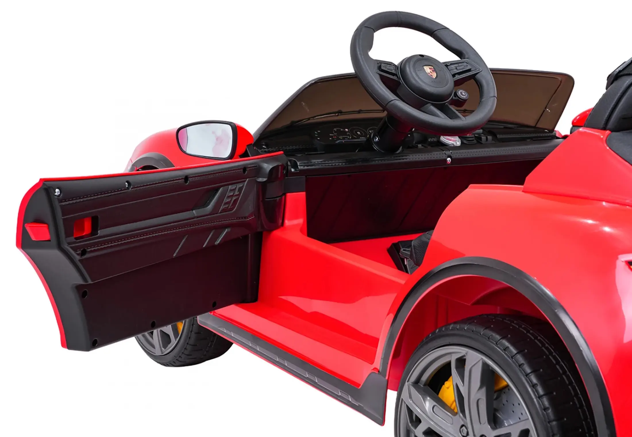 Masinuta electrica Ramiz Porsche Taycan Turbo S (Red)