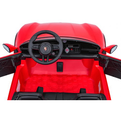 Masinuta electrica Ramiz Porsche Taycan Turbo S (Red) Thumb