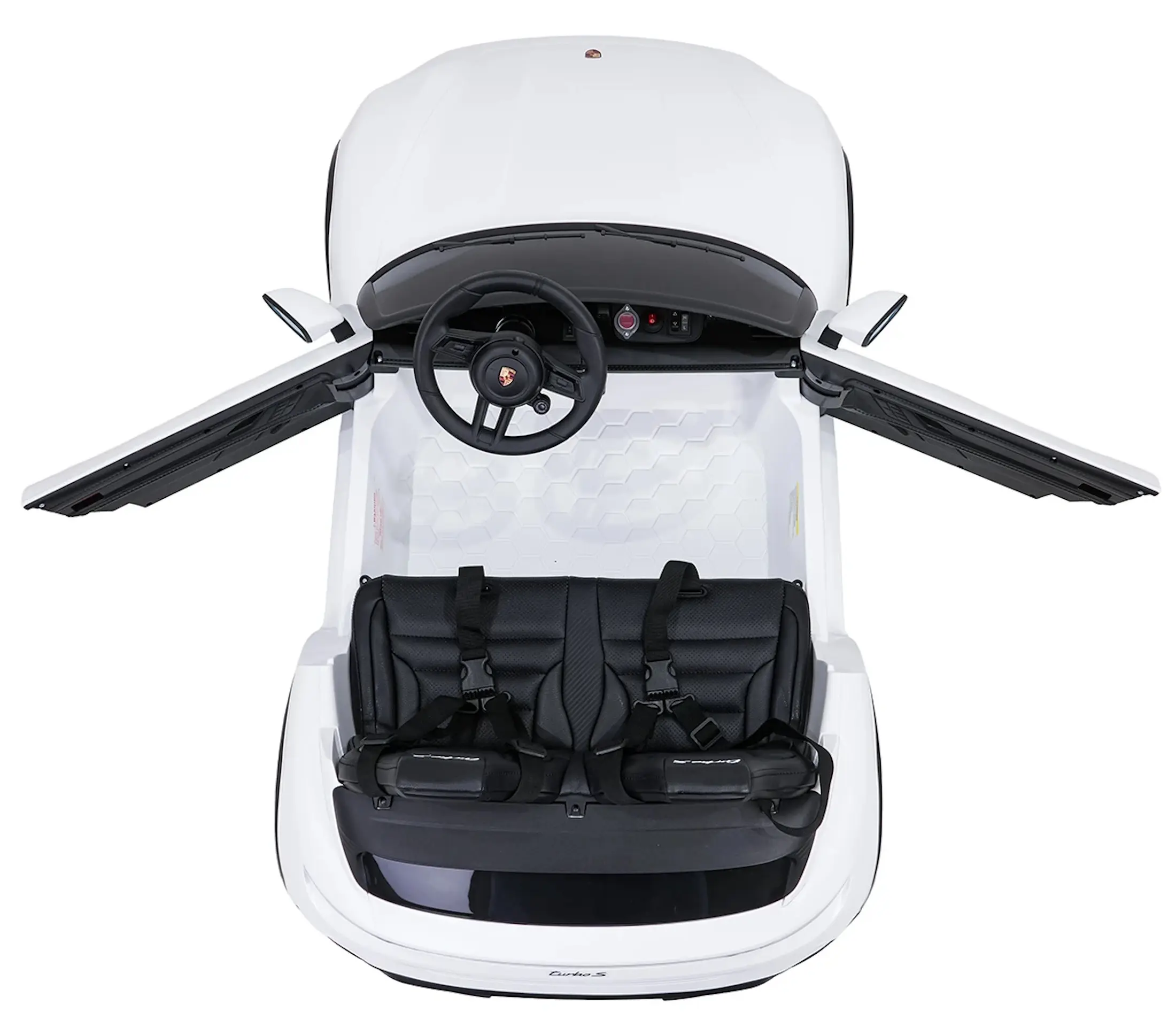 Электромобиль Ramiz Porsche Taycan Turbo S (White)