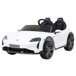 Masinuta electrica Ramiz Porsche Taycan Turbo S (White)