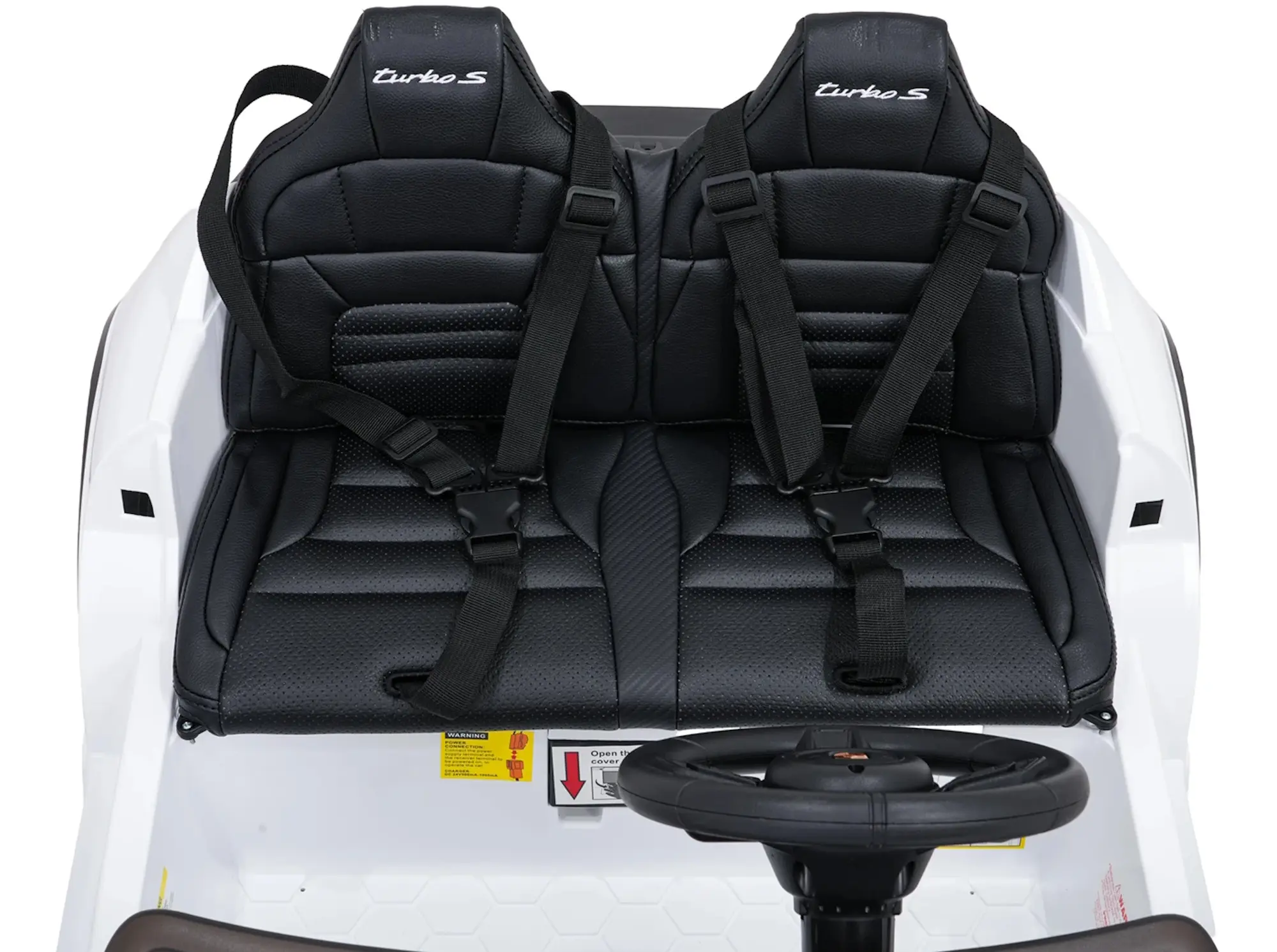 Электромобиль Ramiz Porsche Taycan Turbo S (White)