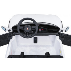 Электромобиль Ramiz Porsche Taycan Turbo S (White) Thumb