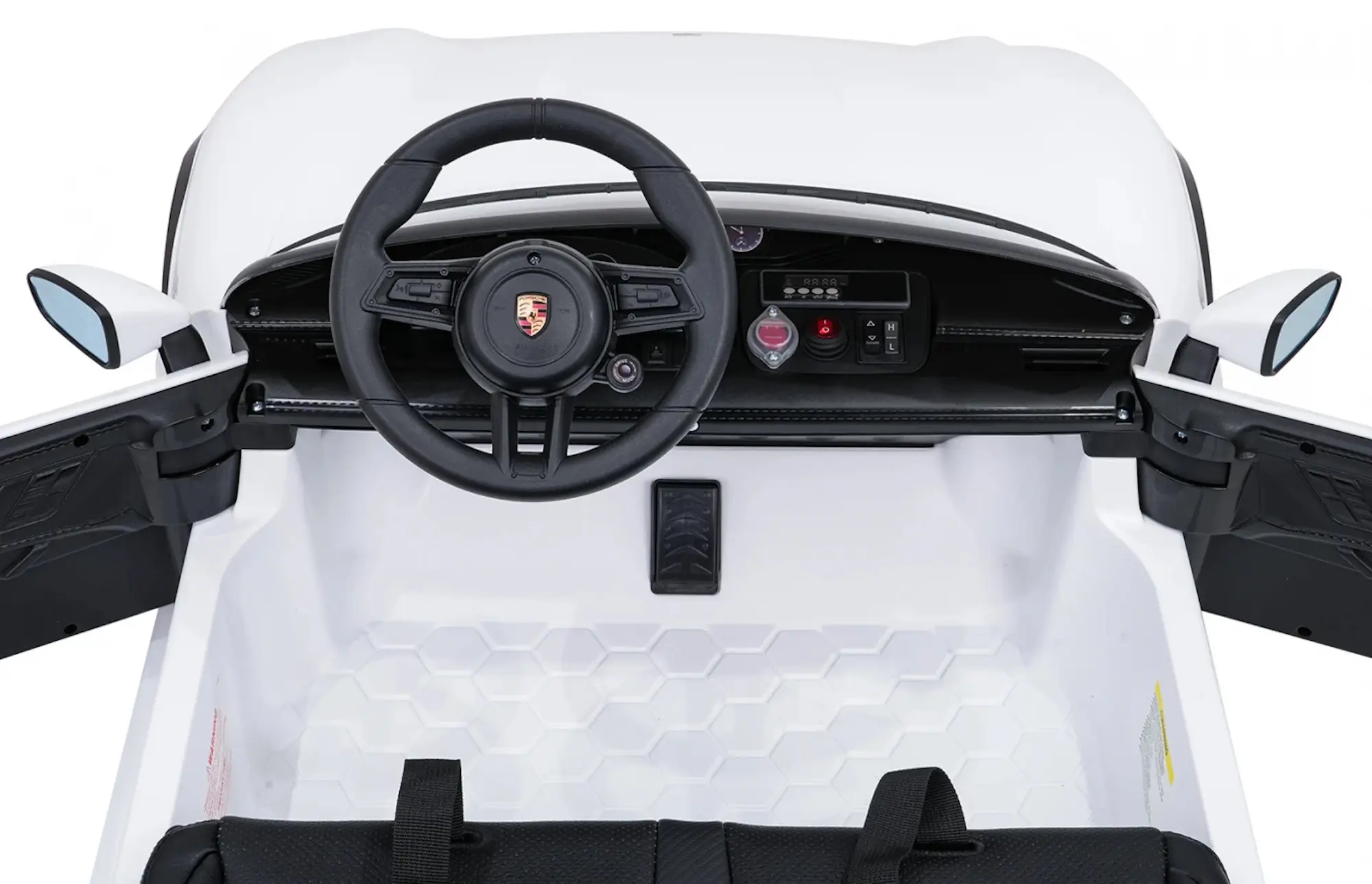 Электромобиль Ramiz Porsche Taycan Turbo S (White)