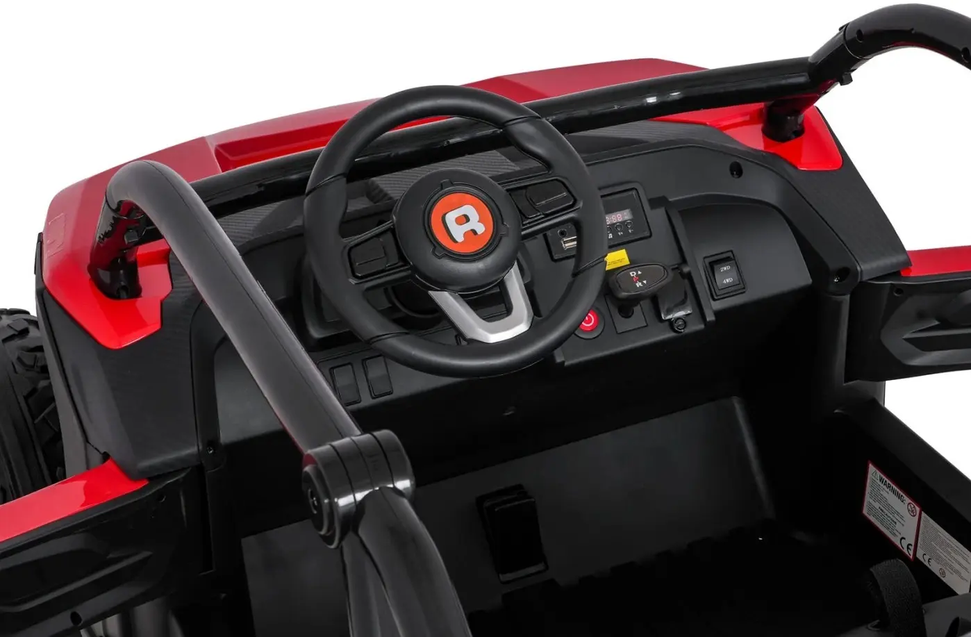 Masinuta electrica Ramiz Racing Road 2000 (Red) - 13