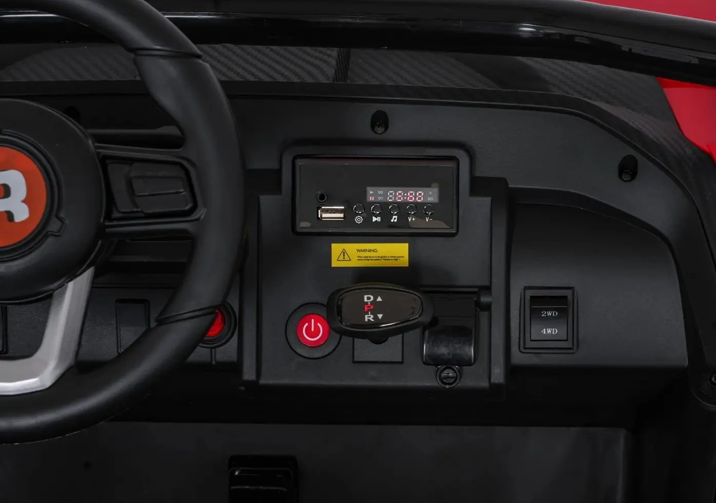 Masinuta electrica Ramiz Racing Road 2000 (Red) - 14