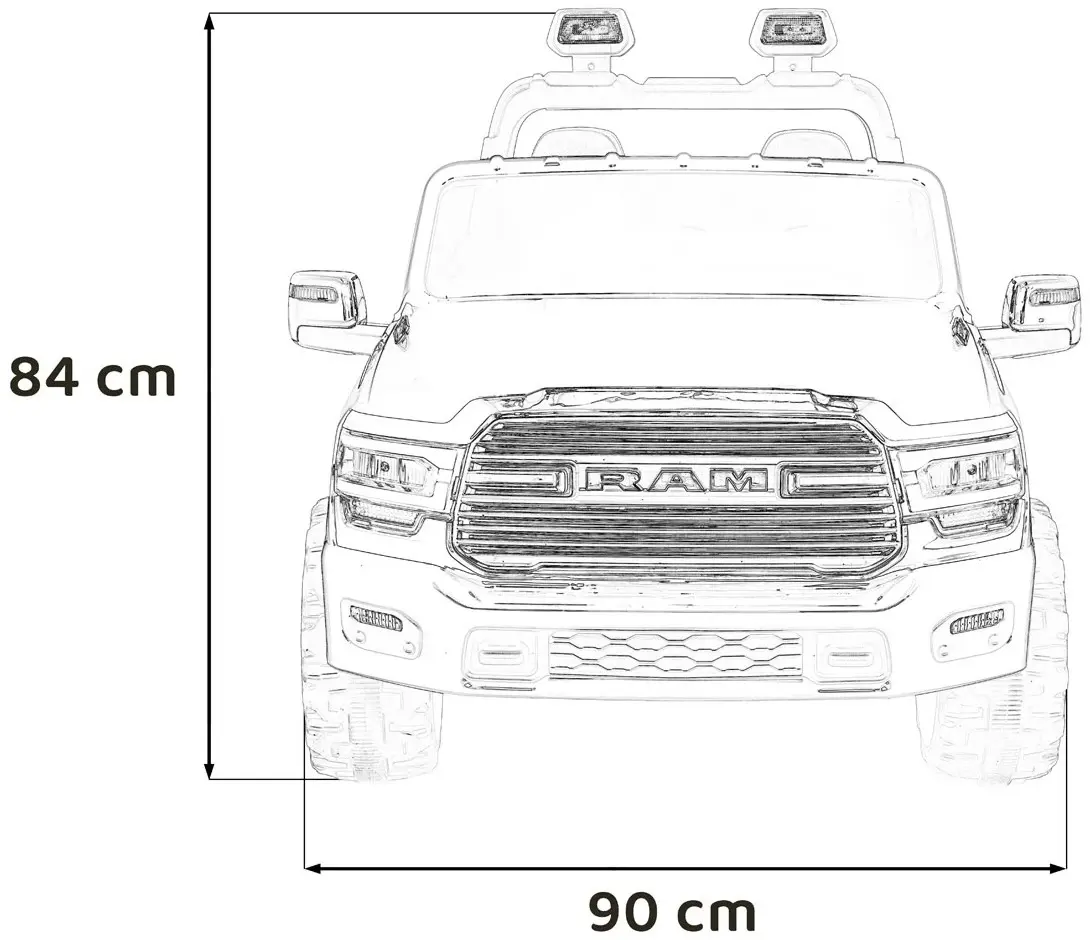 Masinuta electrica Ramiz Ram Ram 3500 (Black) - 4